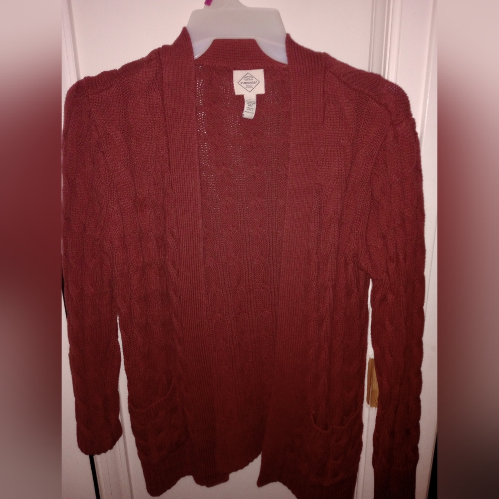 St. John's Bay Rust Cardigan